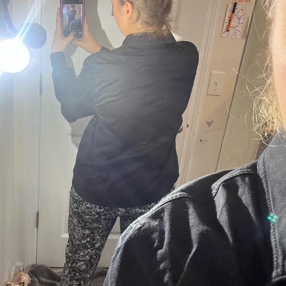 COLDWATER CREEK 1X BLACK BLAZER JACKET EUC WARM LAYER CUTE - Picture 14 of 15